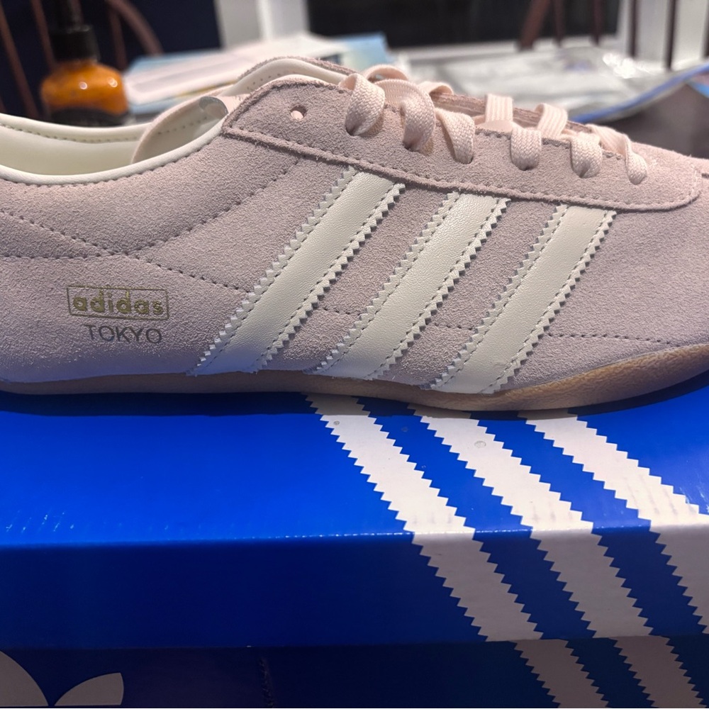 Adidas Tokyo Pink and White Shoes